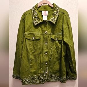 Quacker Factory Rhinestone Jacket